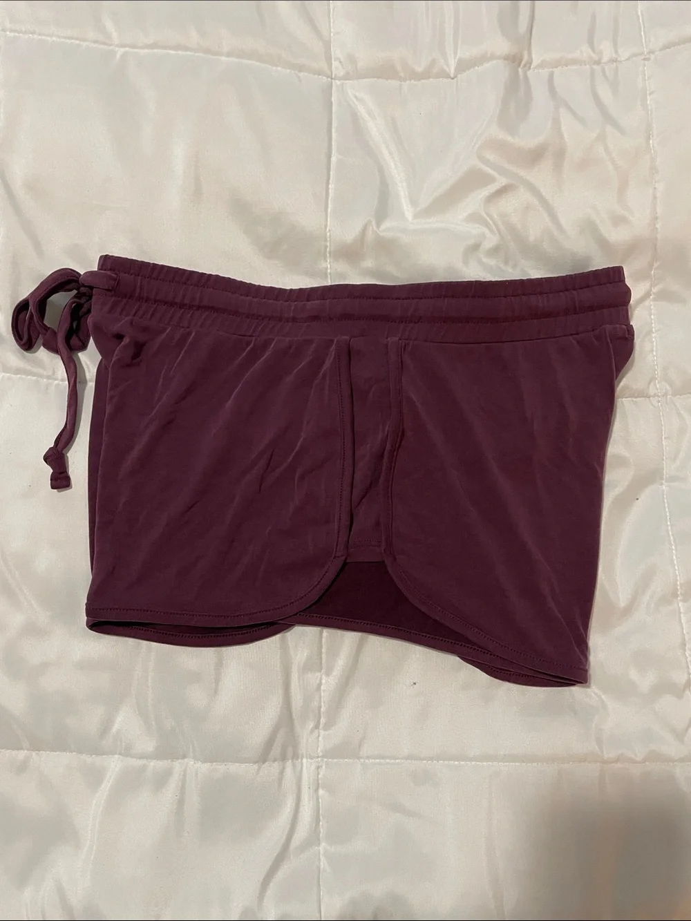 Aerie Women's Drawstring Lounge Shorts - Deep Plum